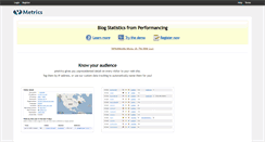 Desktop Screenshot of pmetrics.performancing.com